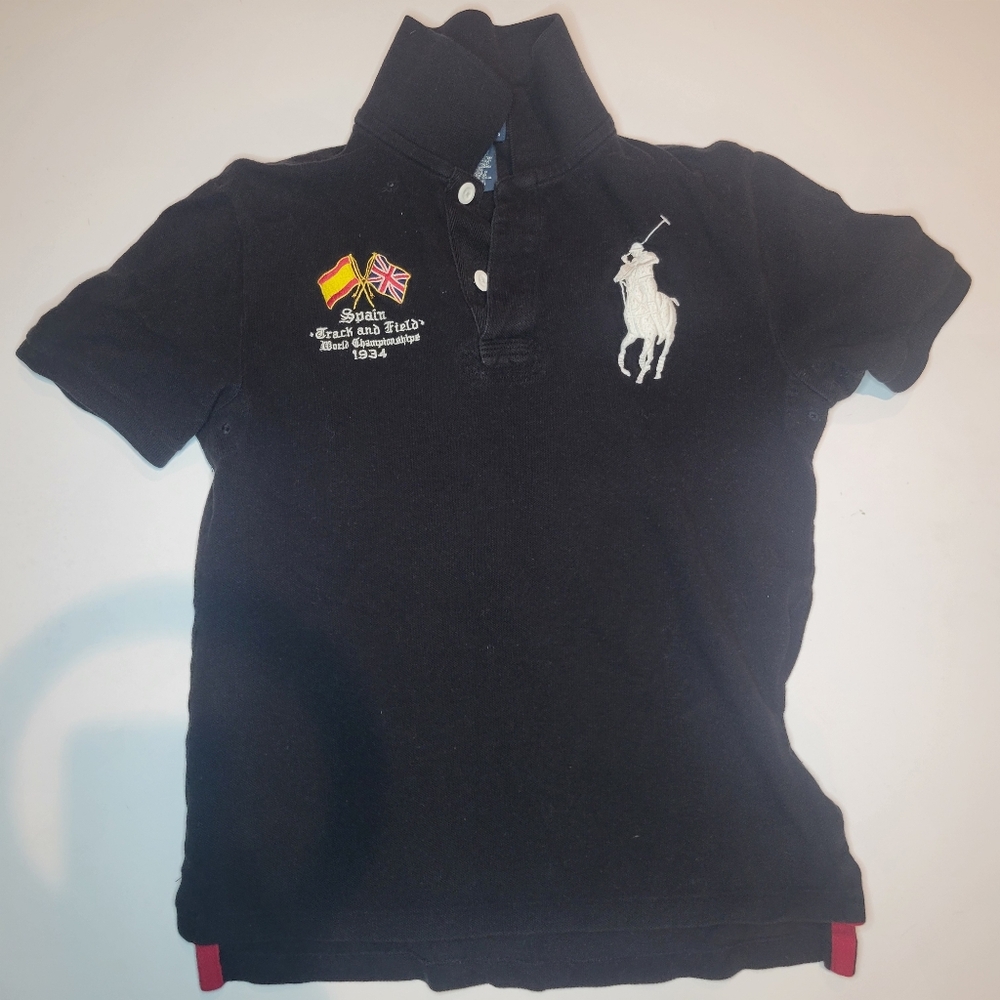 Polo ralph lauren cotton mesh polo shirt size M (10-12)